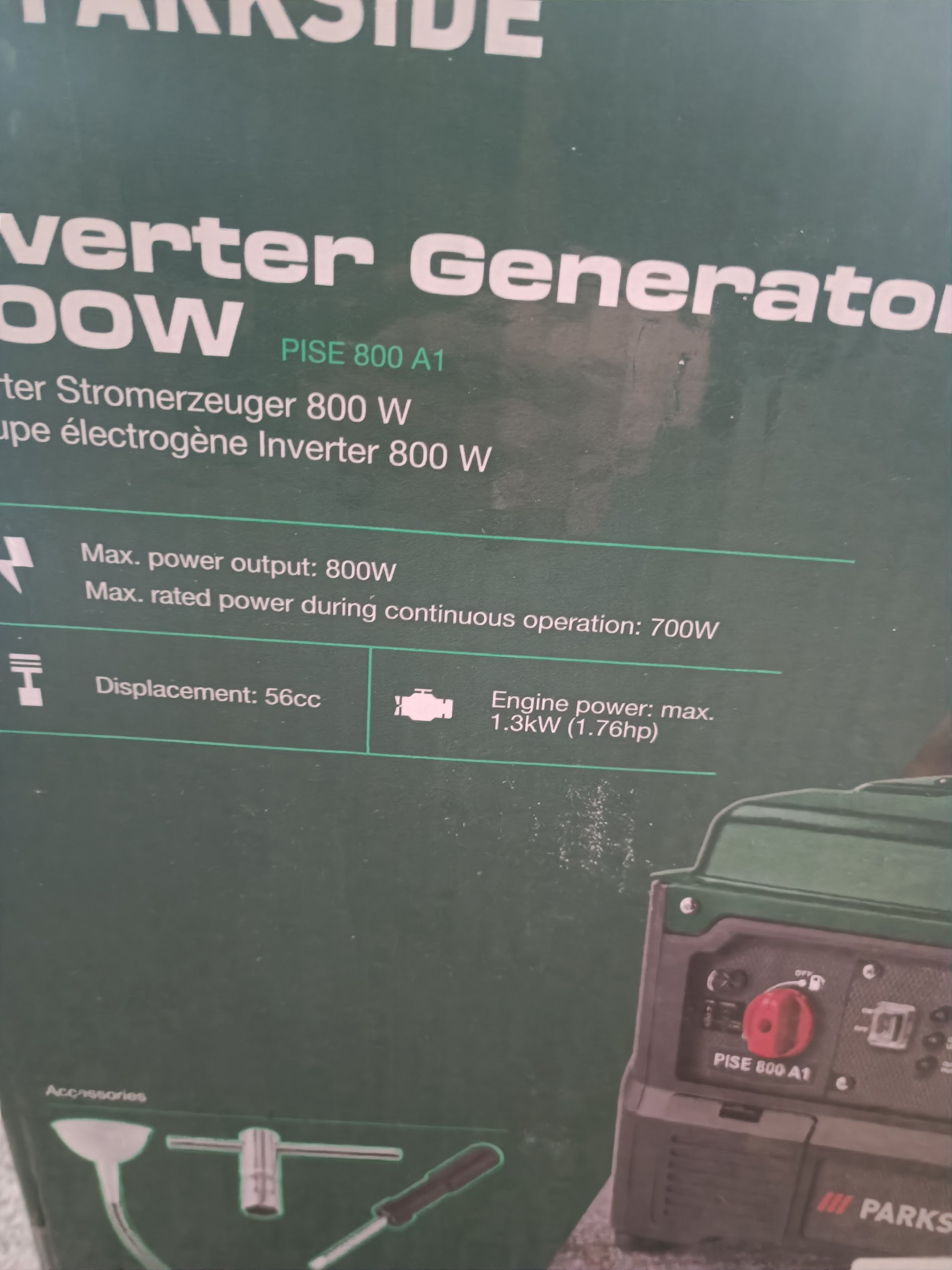 INVERTER GENERATOR 800 W